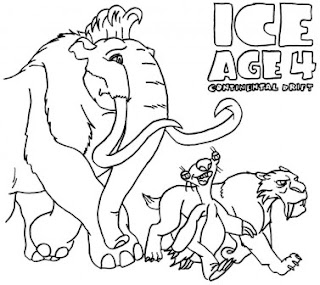 new ice age coloring pages2