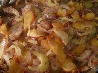 Roasted Fennel, Apples and Onions