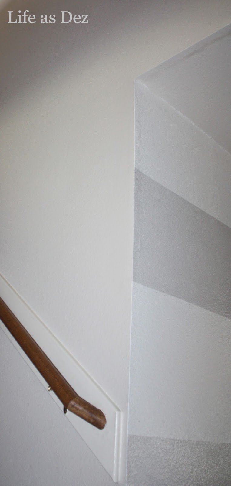 Life as Dez How to Paint Stripes on Textured Walls