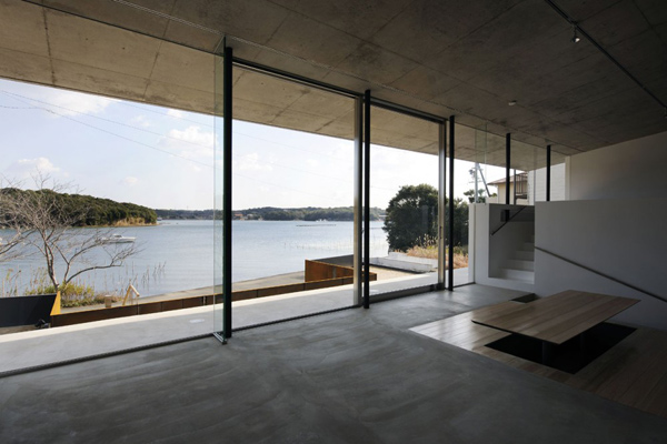 Japan Beach House Design: Contemporary Concrete | luxury house ...