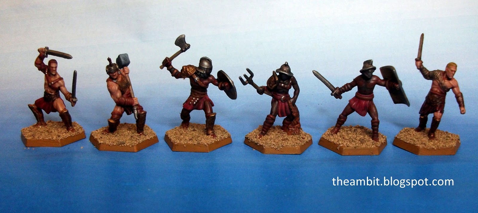 Spartacus Board Game Miniatures Painted