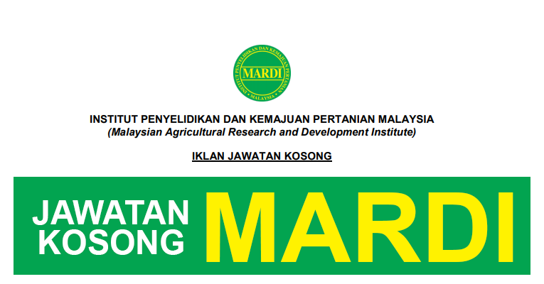 Jawatan Kosong di Institut Penyelidikan & Kemajuan Pertanian Malaysia