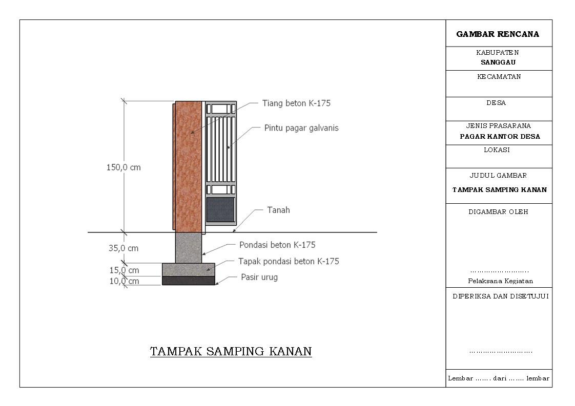 27+ Pagar Kantor Desa Minimalis  KiaMedia