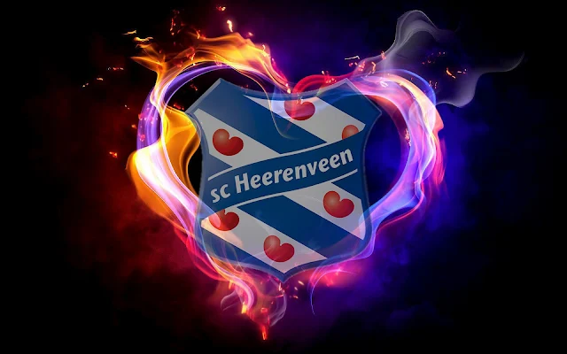 SC Heerenveen achtergrond met logo