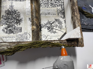 diy ventana navideña