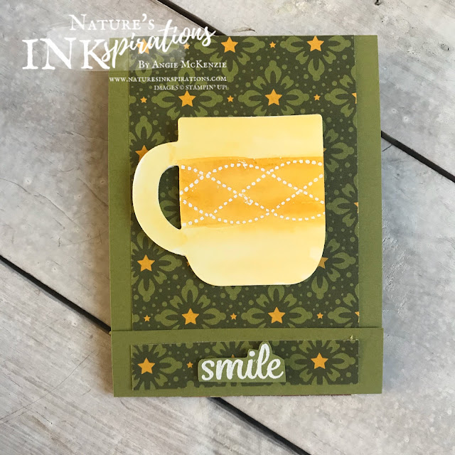 By Angie McKenzie for 3rd Thursdays Blog Hop; Click READ or VISIT to go to my blog for details! Featuring the Night Before Christmas 6" x 6" Designer Series Paper and Cup of Cheer Dies from the Stampin' Up! 2019 Holiday Catalog;  #stampinup #christmas #naturesinkspirations #beautifullybraidedstampset #cupofcheerdies #nightbeforechristmasdsp #cardtechniques #3dprojects