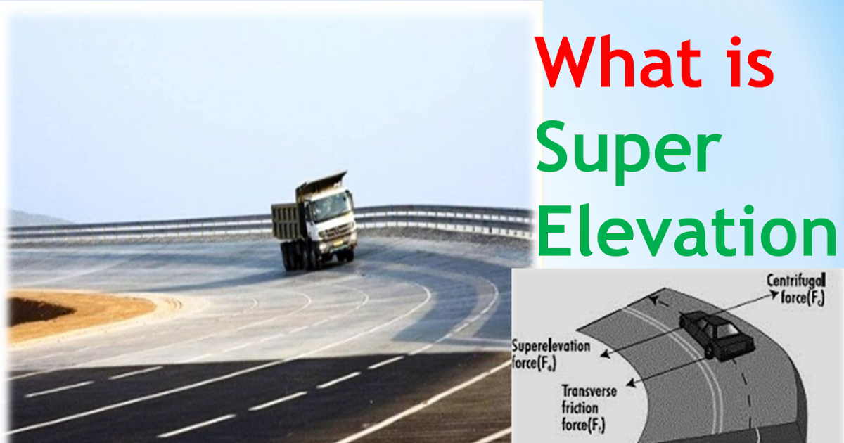SuperElevation in Highways and Building Ramp