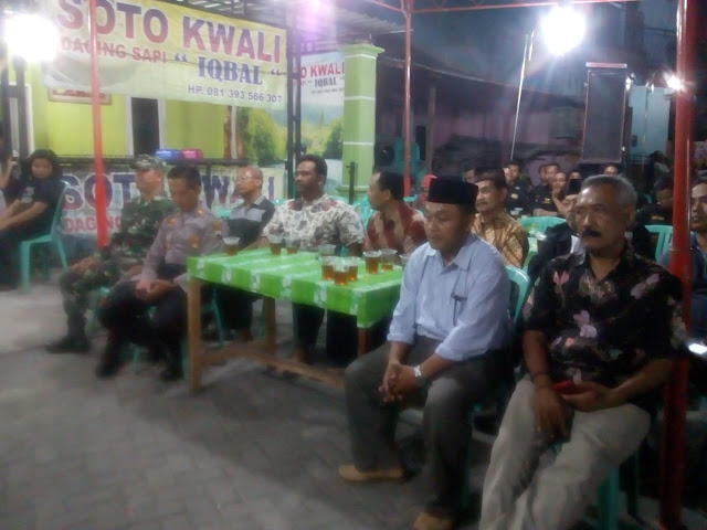 Bati Wanwil Koramil 02/Karangmalang Pantau Tasyakuran Warga Baru PSHT Ranting Karangmalang