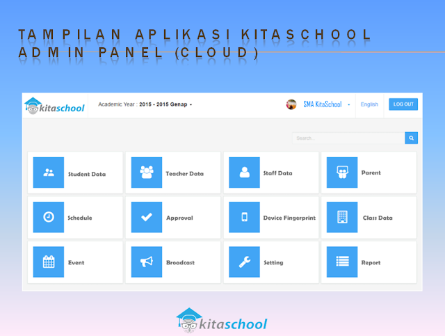 Sofware Absensi Sekolah Lampung Tengah | tampilan APLIKASI KITASCHOOL ADMIN PANEL (Cloud) | Sofware Absensi Sekolah Lampung Selatan
