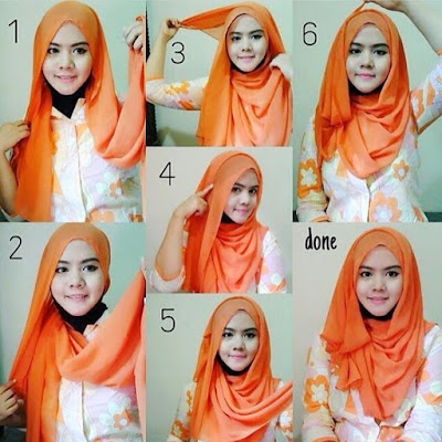 cara berhijab segi empat cara berhijab segi empat
