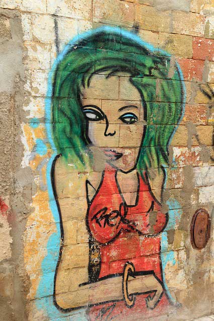 Graffiti in Faro.