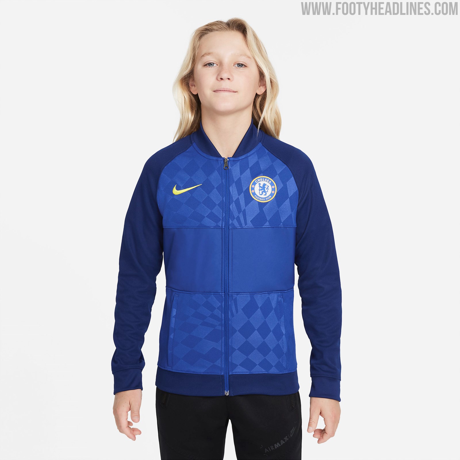 Chelsea 21-22 Anthem Jacket Leaked - Optical Illusion Of Home Kit ...