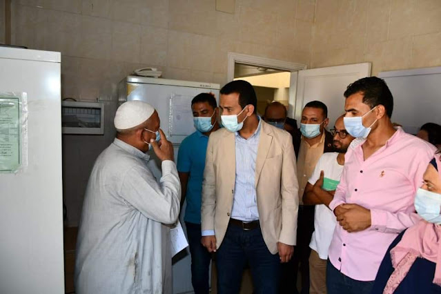 نائب محافظ الفيوم يتفقد القافلة الطبية المجانية لذوى الاحتياجات الخاصة بقرية منشأة عبد الله