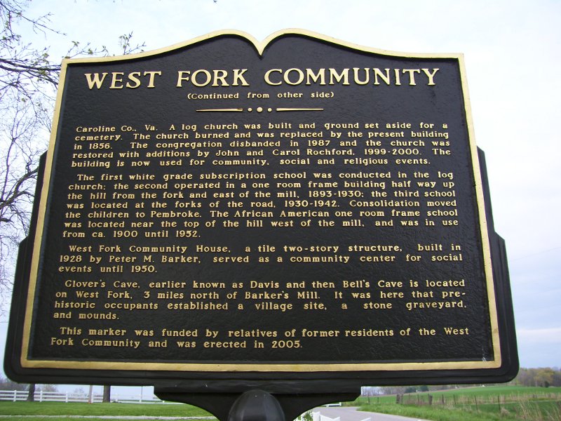 Prairie Bluestem Black Residents of the West Fork Community