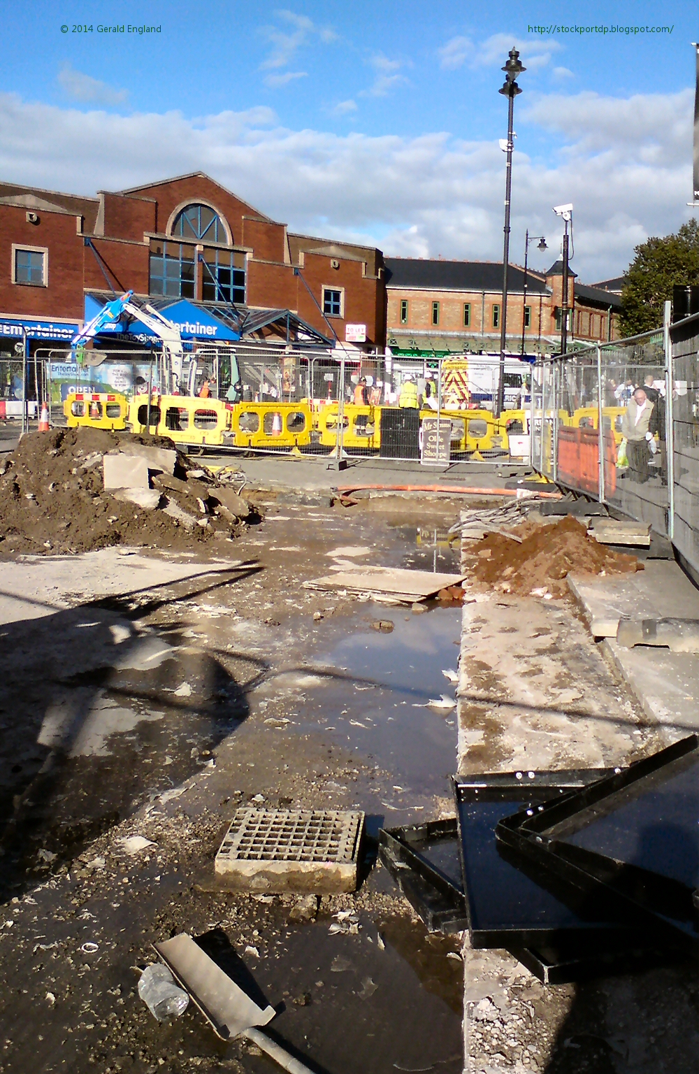 Stockport Daily Photo Works on Merseyway