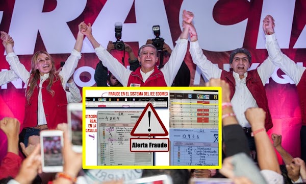 Se consuma el fraude, El IEEM prevé entregar el martes 8 la constancia de mayoría a Del Mazo