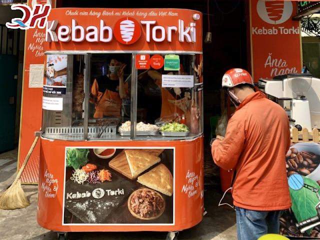 Kinh doanh với xe bánh mì Doner Kebab giúp bạn có nguồn lợi nhuận ổn định