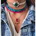 Fancy multi strand chocker
