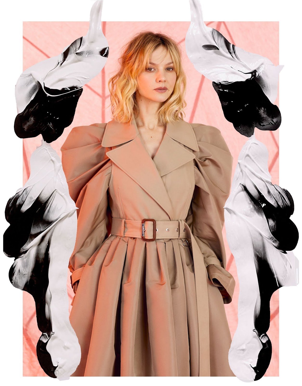 Carey Mulligan in Harper's Bazaar UK March 2021 by Quentin Jones