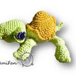 patron gratis tortuga amigurumi | free pattern amigurumi turtle 