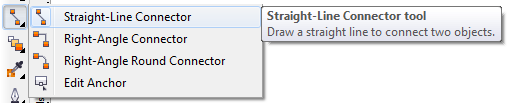 Mengenal bagian CorelDRAW - Straigth-Line Connector Tool Mengenal bagian CorelDRAW - Straigth-Line Connector Tool
