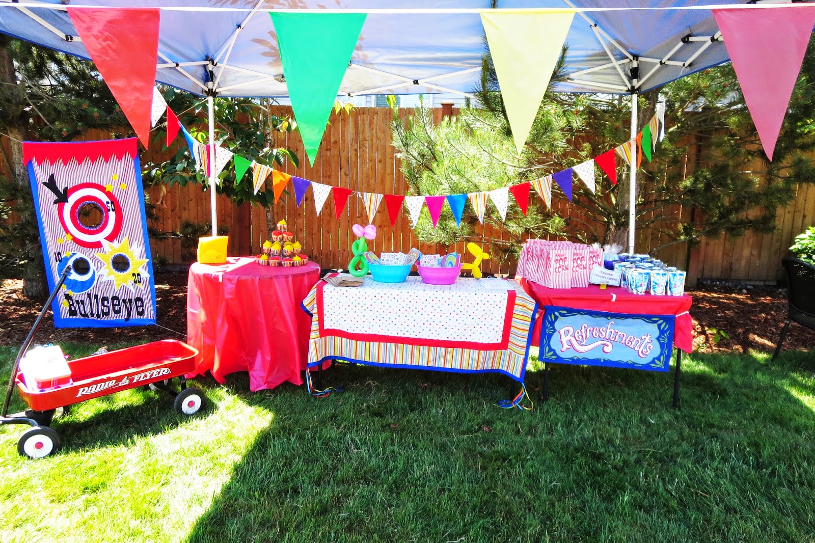 Seriously, Sabrina?: DIY backyard CARNIVAL Party {Emily's 8th Birthday}