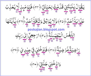  Assalaamualaikum warahmatullahi wabarakaatuh Hukum Tajwid Al-Quran Surat Al-Fajr Ayat 17-30 Lengkap Dengan Penjelasannya