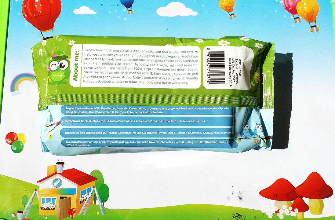 Review // Mamaearth Organic Bamboo Based Baby Wipes