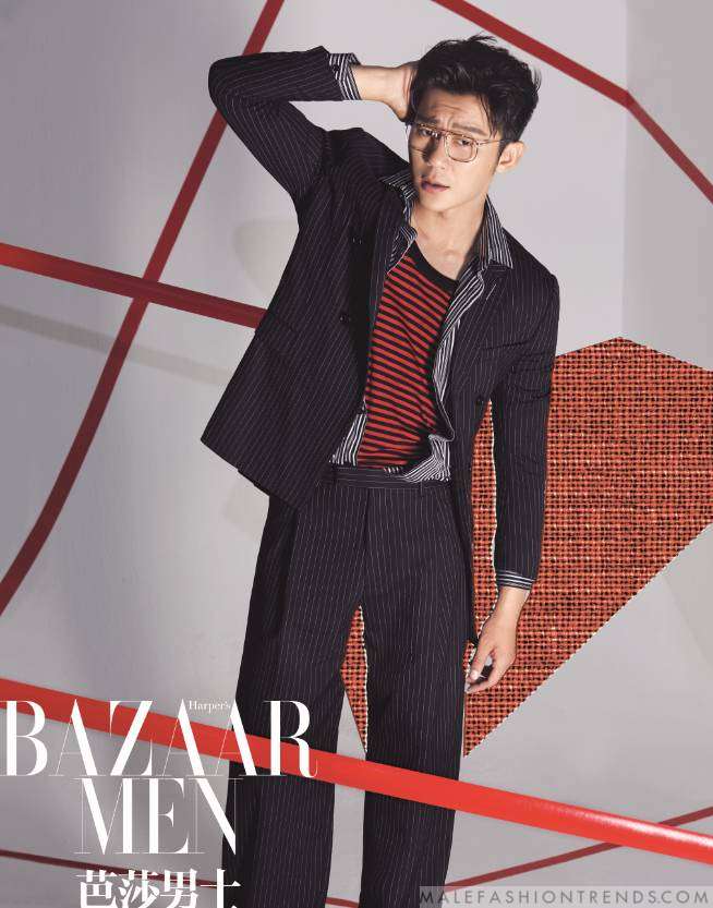 Li Chen para Harper's Bazaar Men China