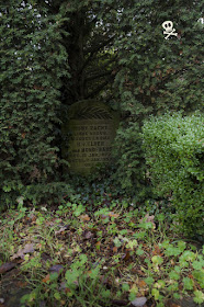 Entre las ramas de un tejo se esconde la tumba de uno de los moradores de Huis te Vraag