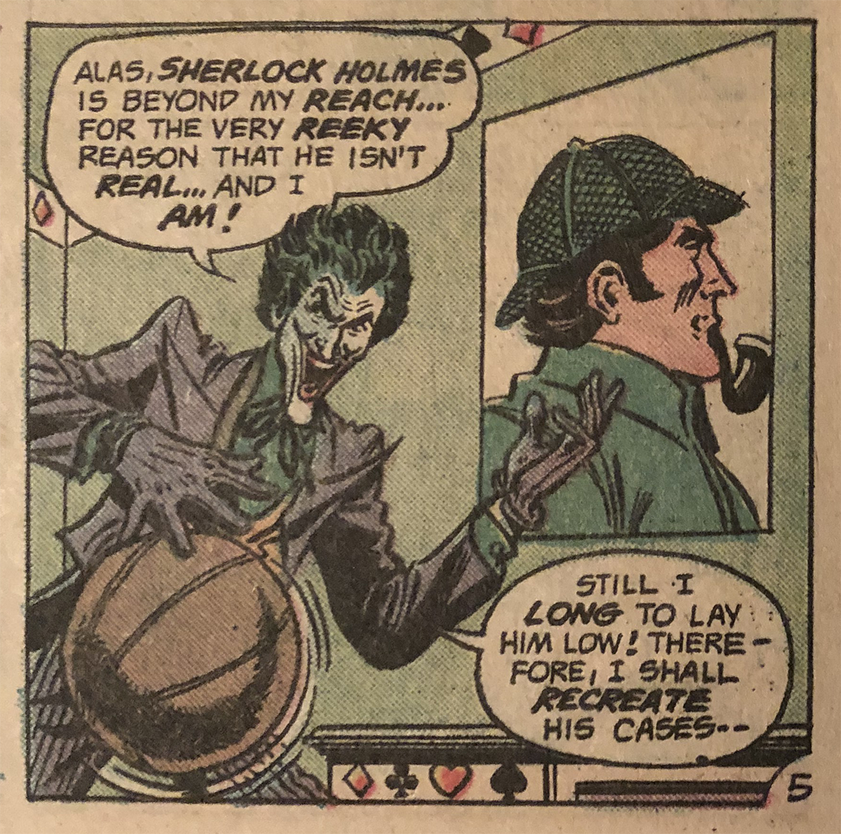 Sherlock Peoria: Sherlock Holmes versus the Joker