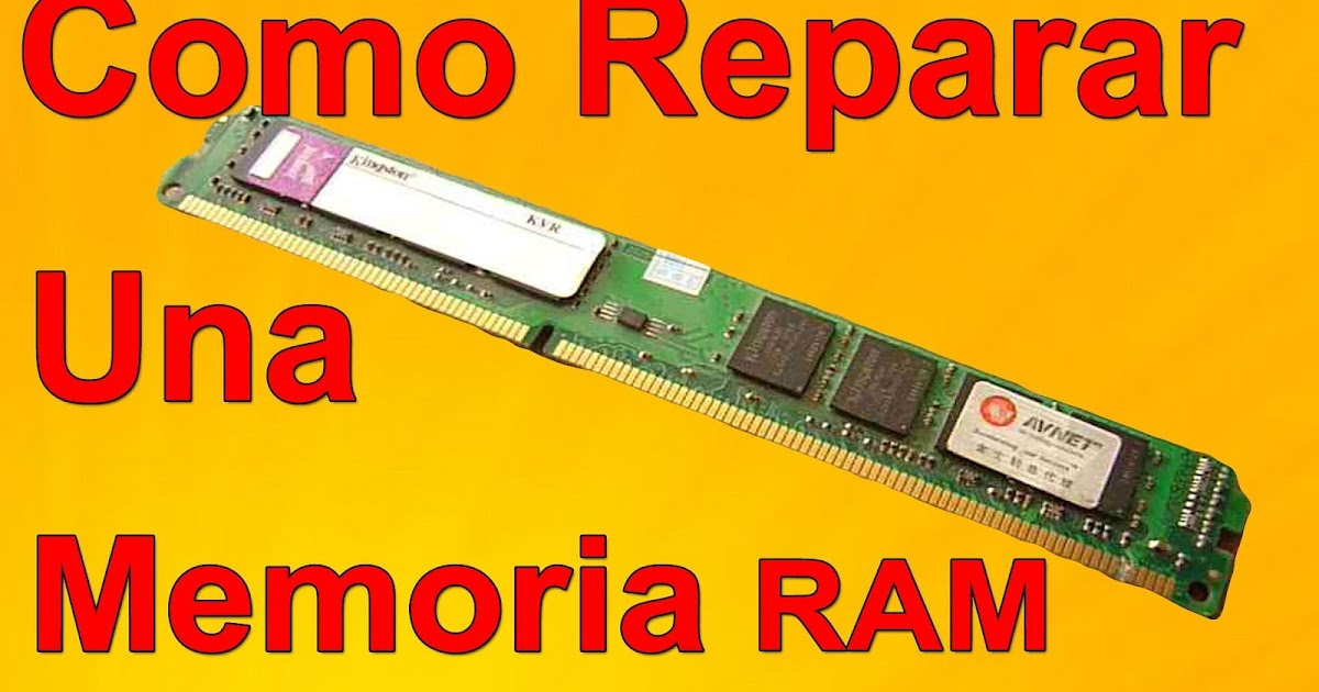 Como reparar slot de memoria ram