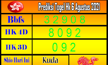 Syair HK Jumat 6 Agustus 2021