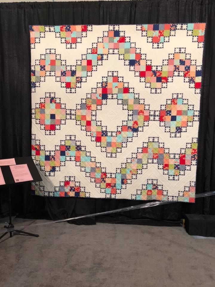 Gabbi Abbi May On the Bright Side Quilt at 2018 Fall Quilt Market!