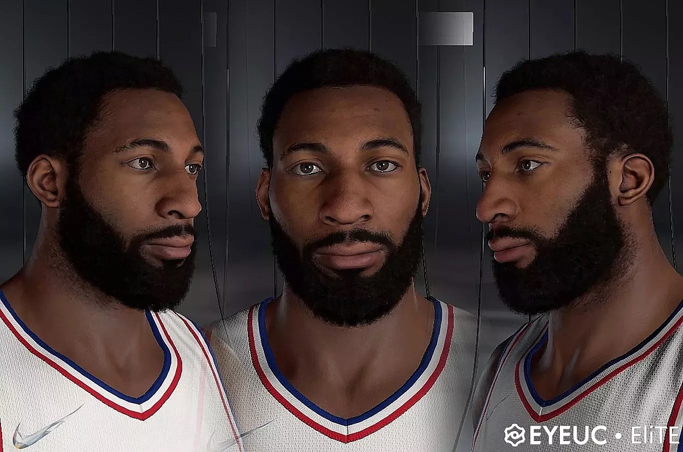 NBA 2K22 Andre Drummond Cyberface and Body Model by EliTe