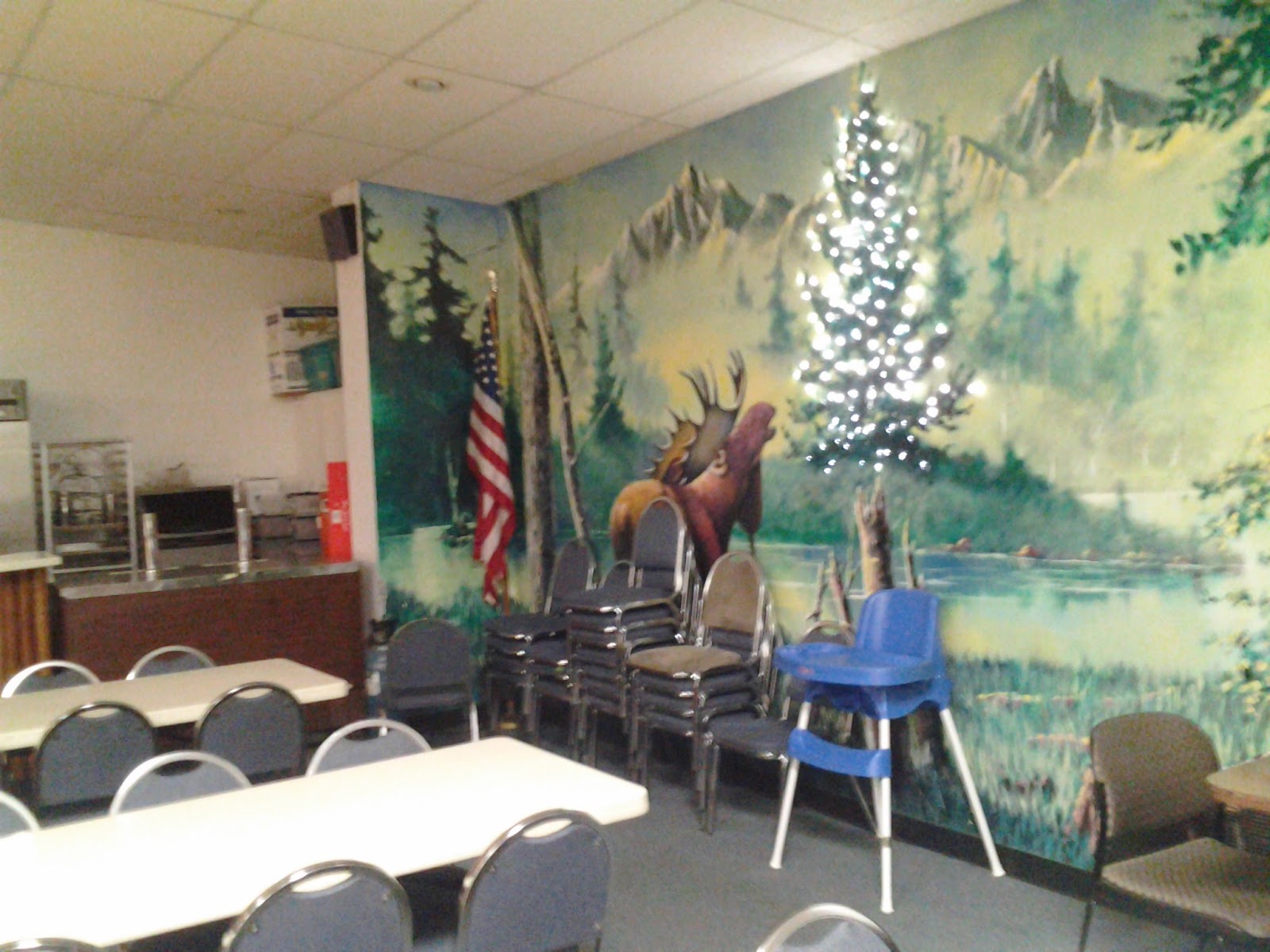 James Abbott, East Grays Harbor County Muralist Moose Lodge, Montesano