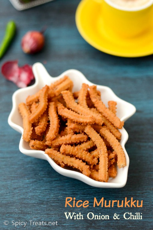 Spicy Onion Murukku