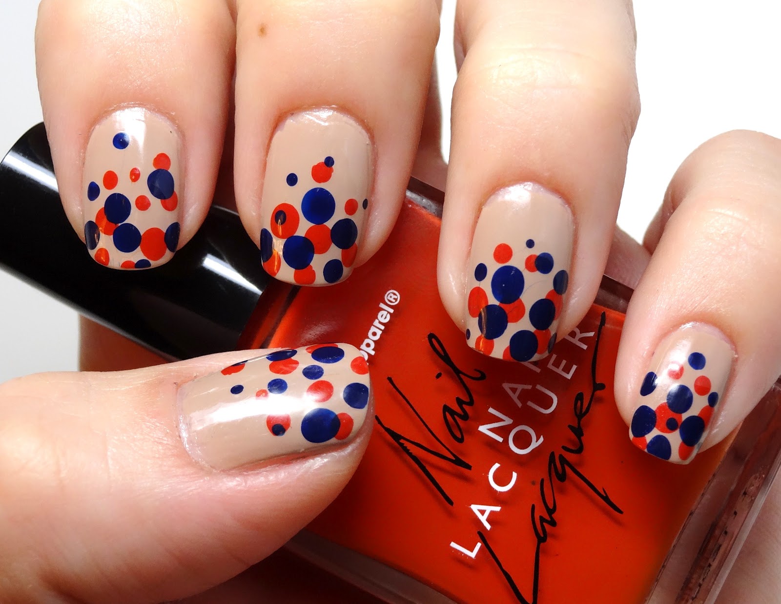 Frivolous Finishes: Copycat Dot Manicure - So cute I had to steal it!