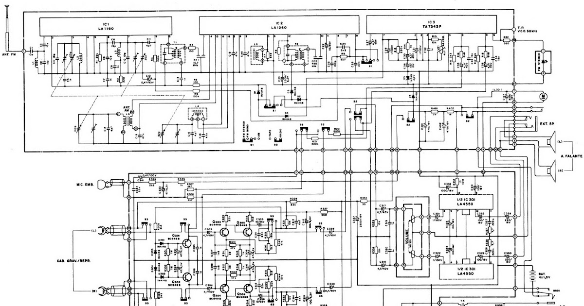 electrotricks Sony TC95A, Gradente DS20, CCE DR1000, CCE CS930D, Sanyo