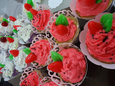 Cup cakes para banho