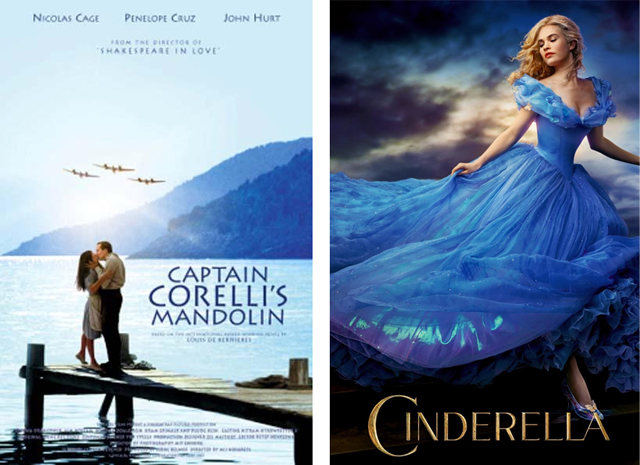 Captain Corelli's Mandolin 2015 Cinderella poster