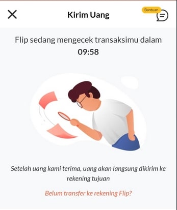Proses pengiriman dana Proses pengiriman dana