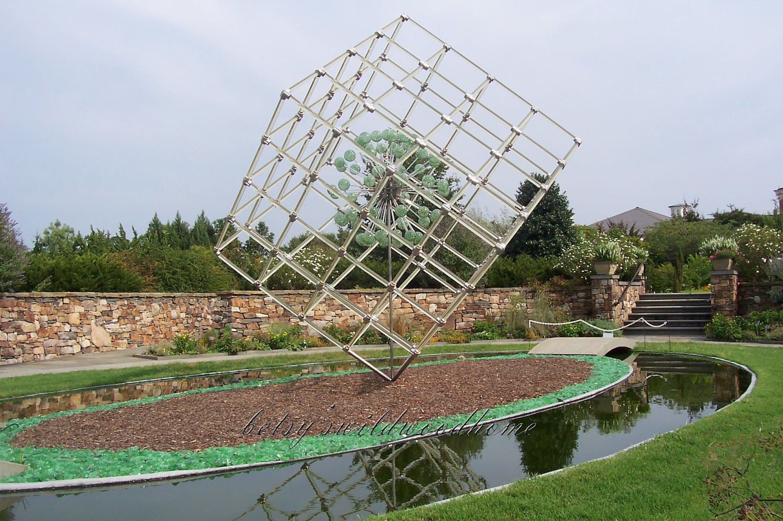 Betsy's Wildwood Home glass garden