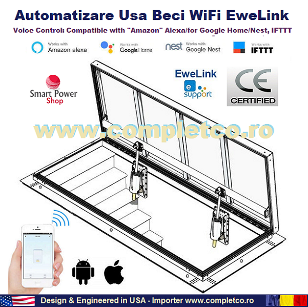 Online Deals : Kit pentru automatizarea usilor de beci batante - trape
