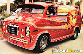 Rompin' Stompin featured a Mercedes Benz front grill, fender flares, wild custom paint and radical body mods.