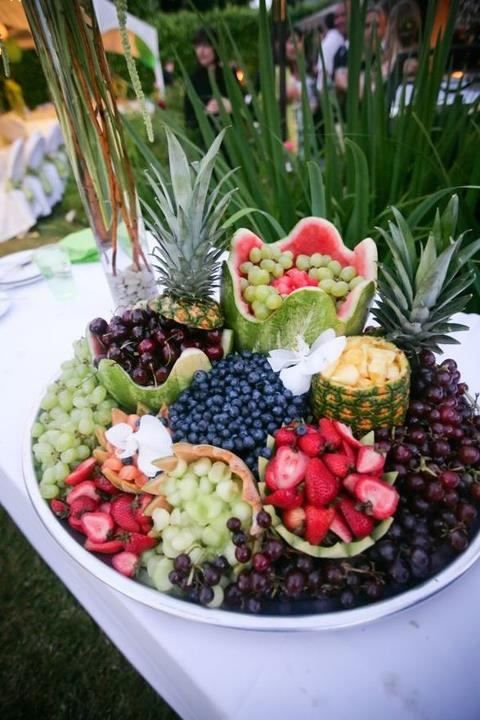 Fruta fresca para bodas