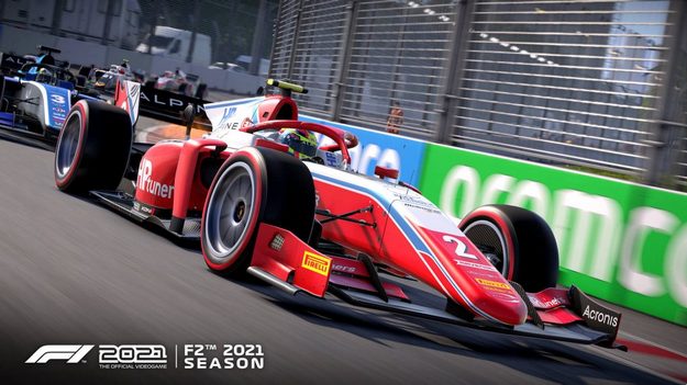 Formula 2 can now be driven in F1 2021