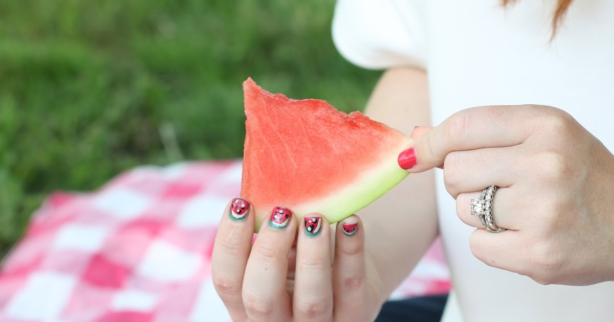 7. Watermelon Nail Art for a Fun and Refreshing Look - wide 3