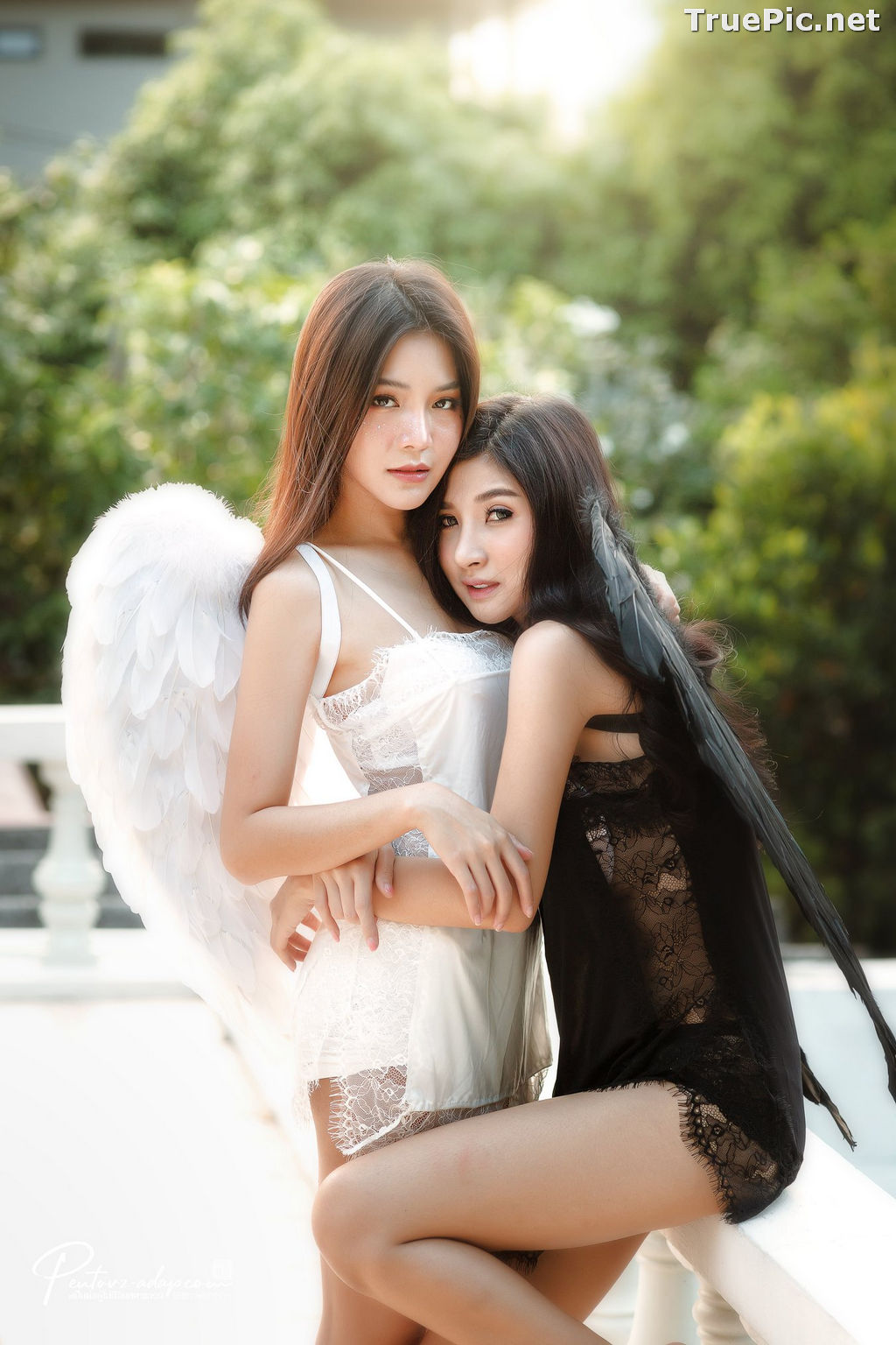 Image Thailand Model - Phitchamol Srijantanet and Pattamaporn Keawkum - Angel and Demon - TruePic.net - Picture-24