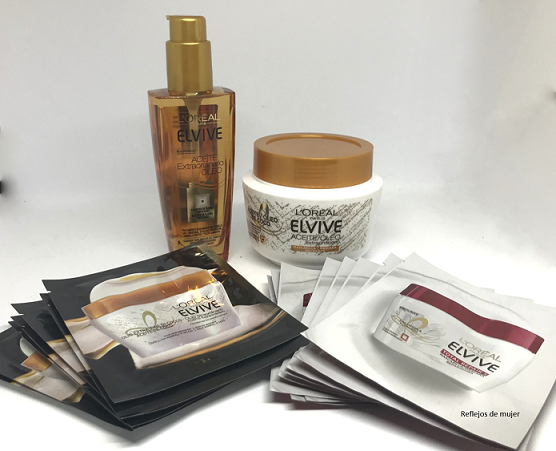 Mascarilla y Aceite Extraordinario de Elvive